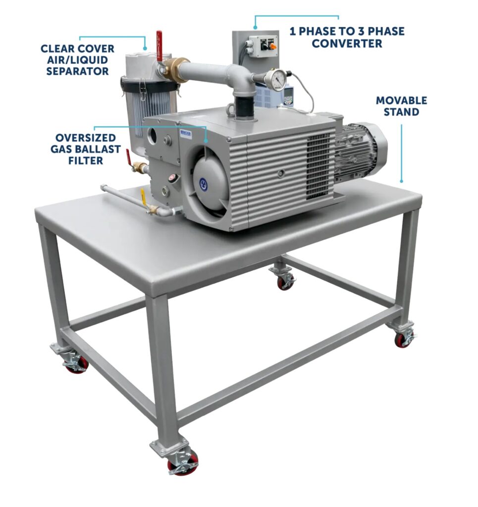 Becker also offers complete Vacuum Systems to eliminate water and vapor problems