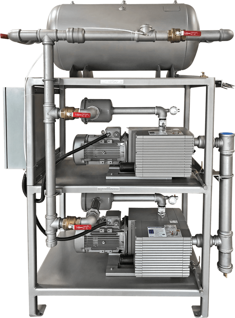 Space Saver Hook and Claw Vacuum Systems | Becker Pumps