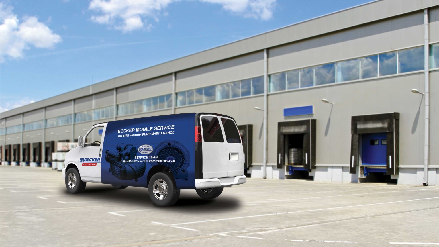 Becker offers mobile service for medical vacuum systems