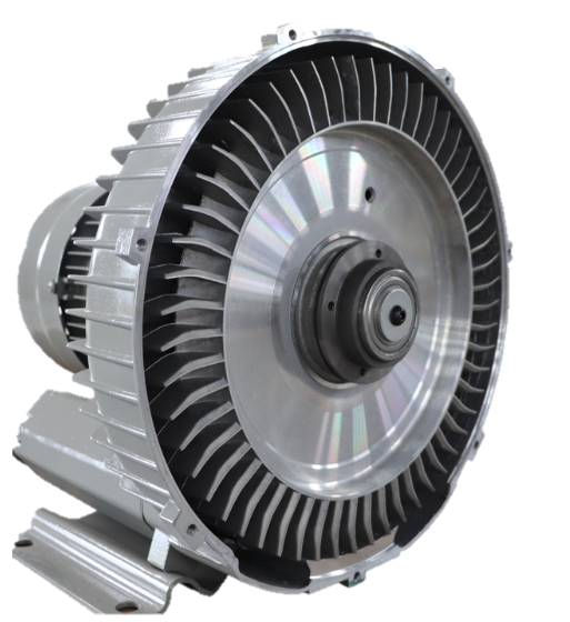 A regenerative blower is quieter, more energy efficient, and requires less maintenance than a centrifugal blower.