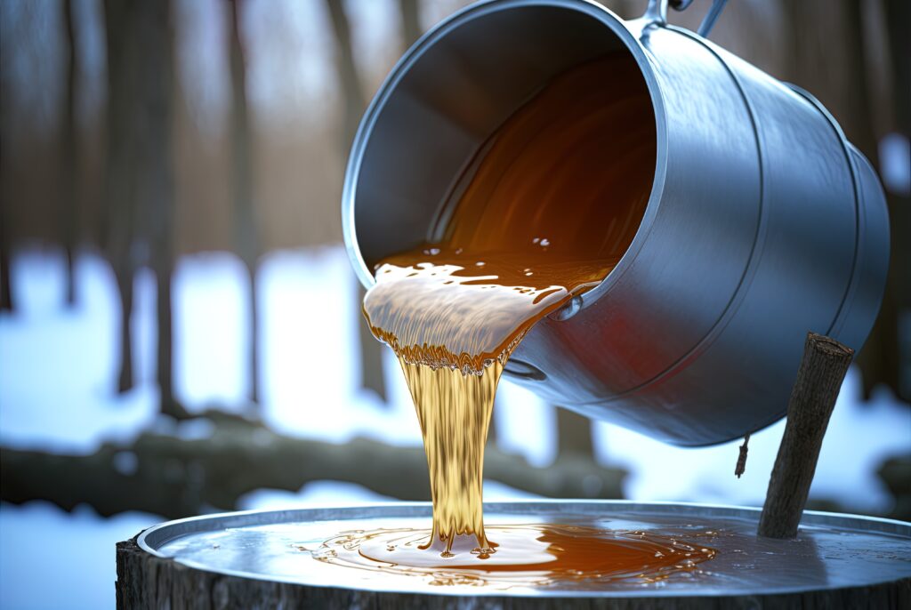 maple syrup production during the winter season