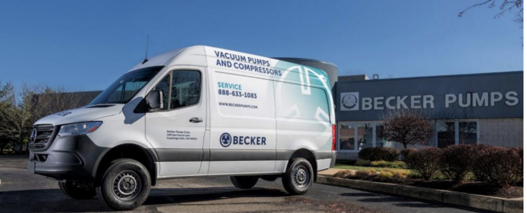Becker's mobile service comes to your location to perform repairs and maintenance.