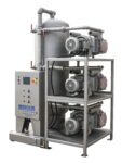 Oil-less rotary vane vacuum system